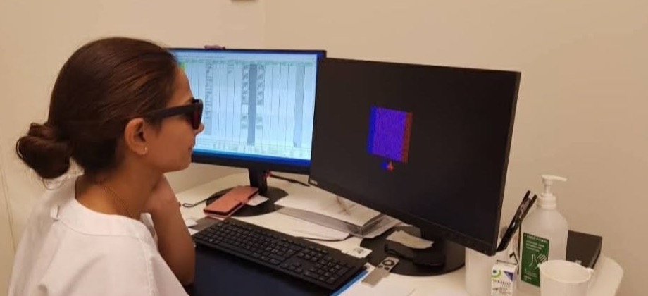 Digital synträning vid en skärm